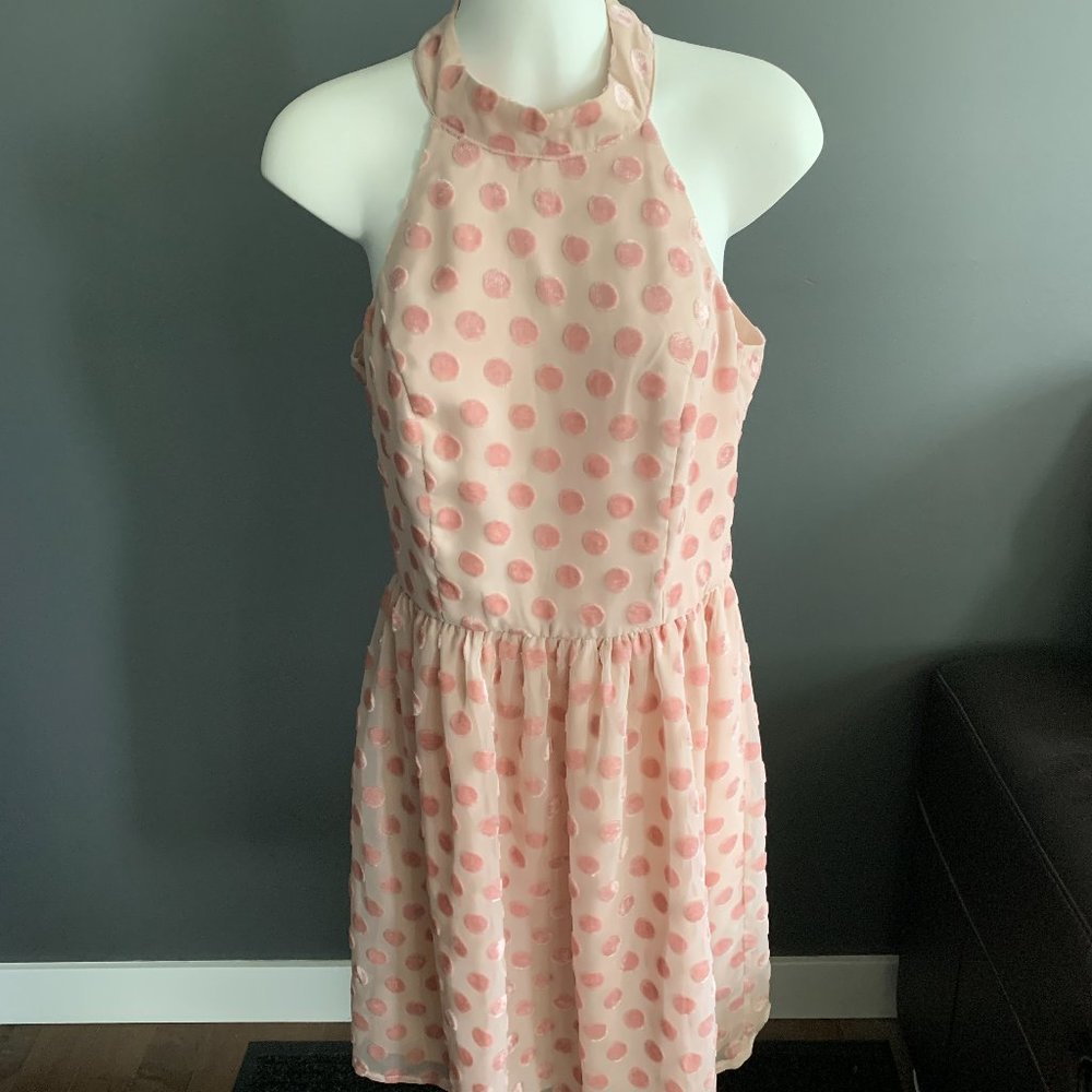 Arc And Co Polka Dot Midi dress
